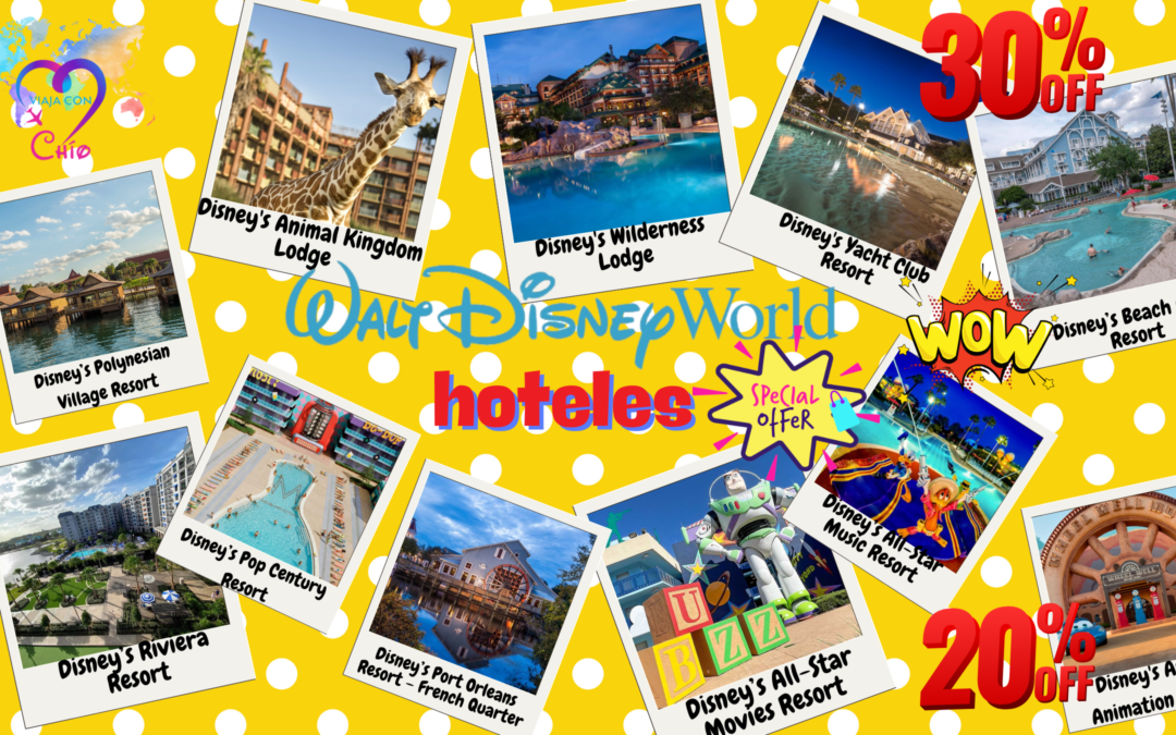 ¡Descuentos en hoteles selectos de Disney Resort!